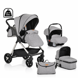 Cangaroo dječja kolica 3u1 Empire Light Grey / MN35918-3u1