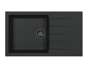 Alveus sudoper Cadit 40 A90 Black Edition, Deep Black, reverzibilni, 860 × 500 mm, Algranit, 1149158