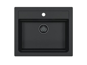 Alveus sudoper Atrox 30 A90 Black Edition, Deep Black, 590 × 500 mm, Algranit, 1149207