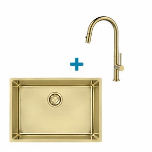 Alveus set: sudoper KOMBINO 50 Monarch Gold i česma Nova-PS Monarch Gold – zlatna