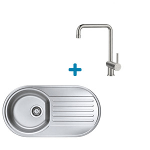 Alveus set: sudoper FORM 40 i česma Stella – inox