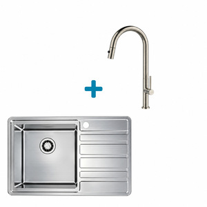 Alveus set: reverzibilni sudoper RANDO 30 i česma Nova-PS – inox