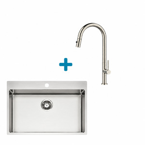Alveus set: sudoper NOX 130 i česma Nova-PS – inox