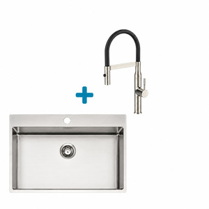 Alveus set: sudoper NOX 130 i česma Mirage-PS – inox