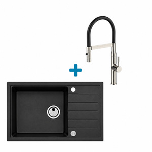 Alveus set: sudoper OMNI 30 i česma Mirage-PS – bijela/inox
