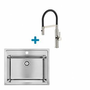 Alveus set: sudoper ONE 30 i česma Mirage-PS – inox