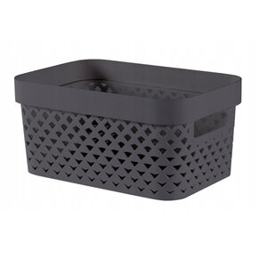 Korpa za odlaganje 4.5L crna PURE CURVER