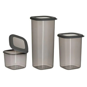 INART set posuda za čuvanje hrane 3/1 550 ml + 1,2 l + 1,75 l, sivi