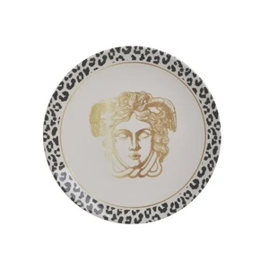 INART set desertnih tanjira Meduza Ø20 cm, bijeli/crni/žuti