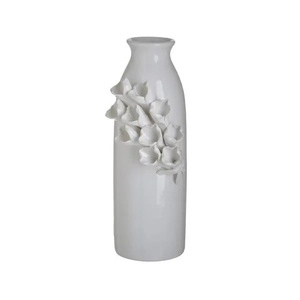 INART vaza 12 × 10 × 28 cm, bijela