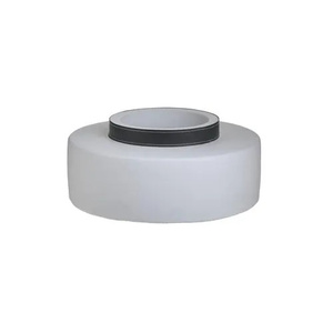 INART cementna vaza Ø24 × 10 cm, bijelo-crna