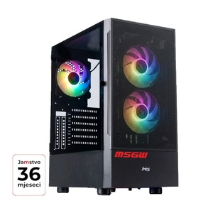 MSGW gaming računar Gamer R5 A129, AMD Ryzen 5 5500, 16GB DDR4 RAM, 1TB SSD, NVIDIA GeForce RTX 5050 8GB, FreeDOS