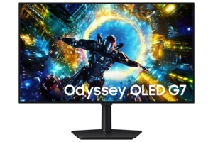 SAMSUNG Odyssey OLED G7 G73SH gaming monitor, 32", 4K 165Hz / FHD 330Hz, OLED, NVIDIA G-Sync Compatible, AMD FreeSync Premium, HDMI, DP, 0.03ms