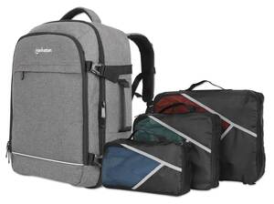 Manhattan Rome putni ruksak za laptop 17,3", 40 L, sivi