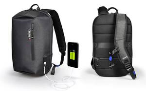 Port Designs San Francisco ruksak za laptop 15,6", USB, crni