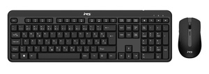 MS bežični miš i tastatura Combo MK-110, 2.4GHz, 1600 DPI, crni