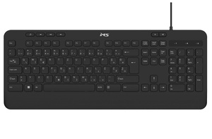 MS žična tastatura Desk KC-110, USB, HR layout, crna