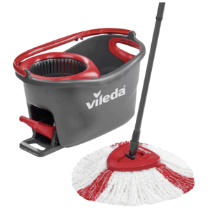 VILEDA Turbo EasyWring & Clean set za čišćenje podova s rotirajućim mopom i kantom s pedalom