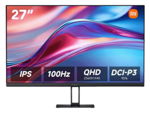 Xiaomi monitor A27Qi, 27, QHD, IPS, 250 cd/m2, DP, HDMI, 100Hz, 6ms