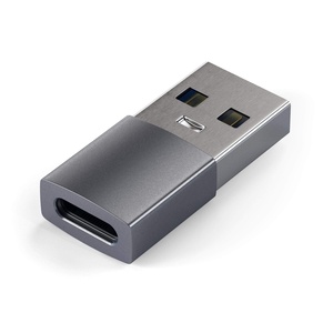Satechi aluminijski Type-A na Type-C adapter - svemirsko siva