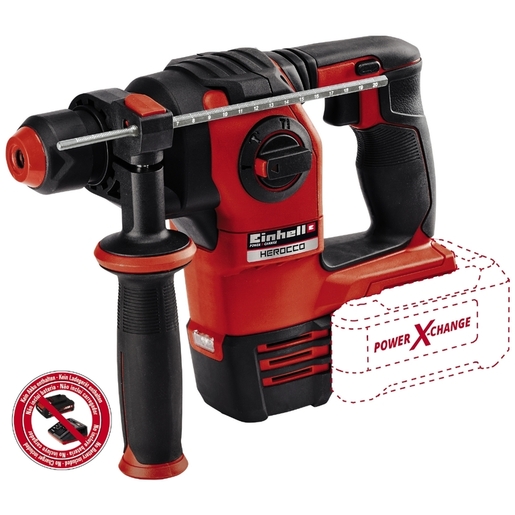 Einhell PXC akumulatorska čekić bušilica BRUSHLESS HEROCCO - SOLO + 18V 2,5Ah PXC Starter Kit