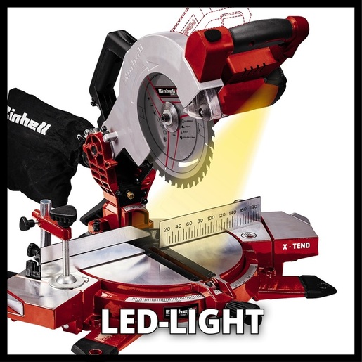 Einhell PXC akumulatorska preklopna pila TE-MS 18/210 Li - SOLO + 18V 2,5Ah PXC Starter Kit