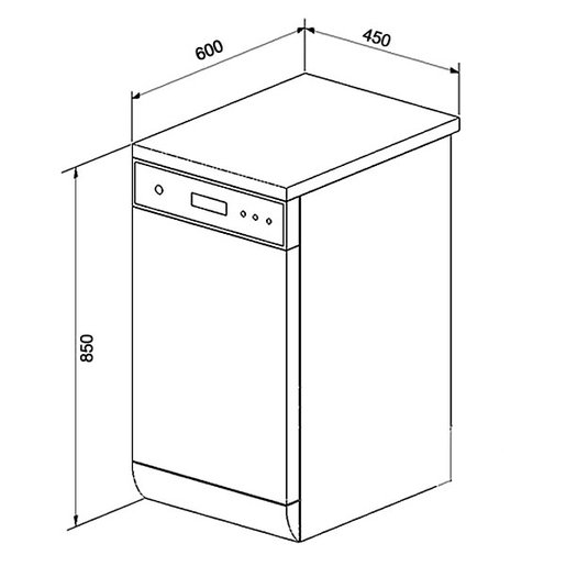 Beko perilica posuđa DFS 28021 X