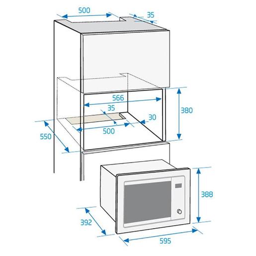 Beko mikrovalna MGB 25333 X