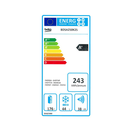 Beko frižider BDSA 250 K2S