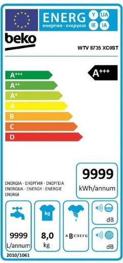 Beko mašina za veš WTV 8735 XC0ST