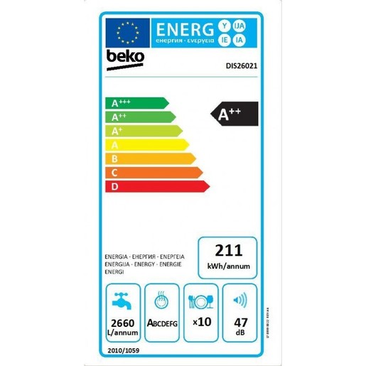 Beko perilica posuđa DIS 26021