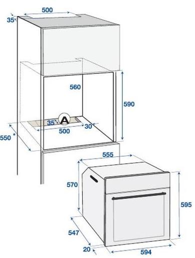 Beko pećnica BIS 25500 XMS