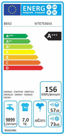 Beko mašina za veš WTE 7536 XA