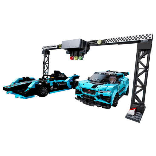LEGO 76898  Formula E Panasonic Jaguar Racing GEN2 car & Jaguar I-PACE eTROPHY