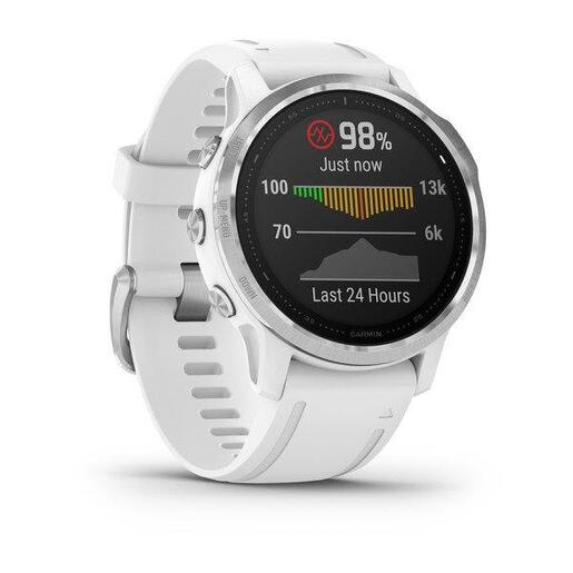 Garmin Fenix 6S Silver / bijeli sa bijelim ramenom