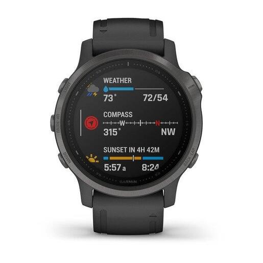 Garmin Fenix 6S Sapphire Carbon gray / crni remen