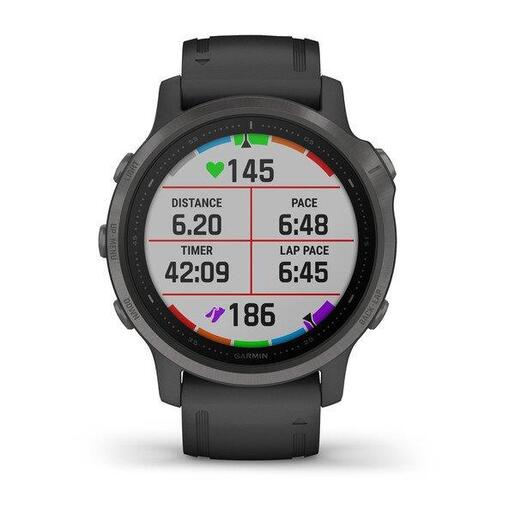 Garmin Fenix 6S Sapphire Carbon gray / crni remen