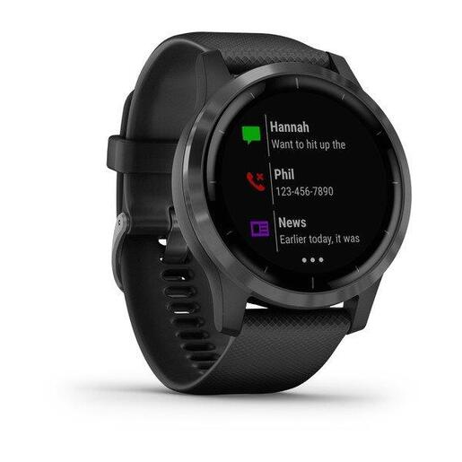 Garmin Vivoactive 4 Tamnosivi sa crnim remenom