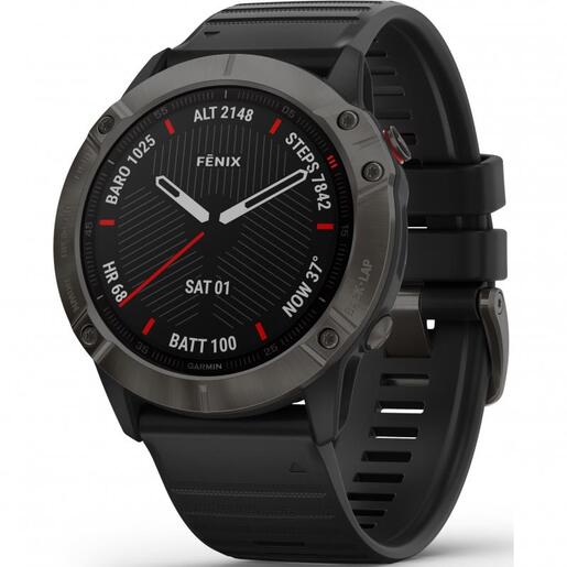 GARMIN Fenix 6x pametni sat / Sapphire Carbon gray