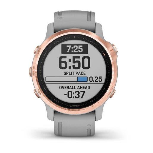 Garmin Fenix 6S Sapphire Rosegold / sivi sa sivim remenom