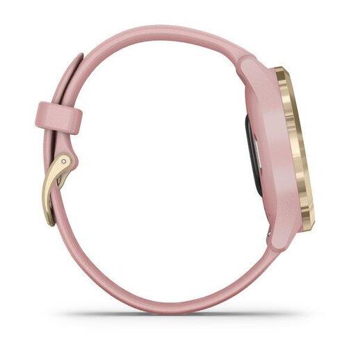 GARMIN Vivomove 3S pametni sat / zlatno kućište / roza narukvica