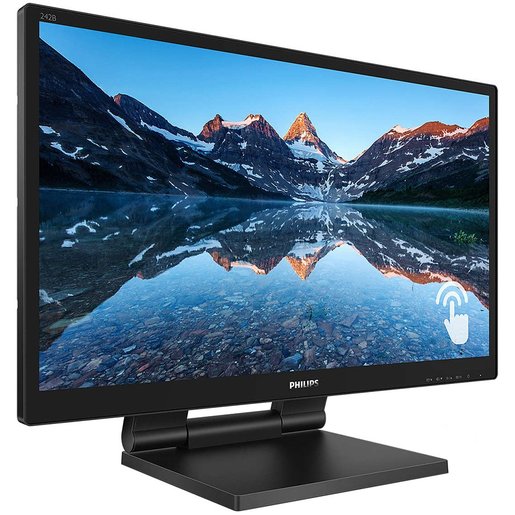 Monitor LED Philips 242B9T/00, B-line, 23.8' 1920x1080@60Hz FHD, 16:9, IPS, 5ms, 250nits, Speakers 2W, Black, 3 Years, VESA100x100/VGA/HDMIx2/DP/USB 3.1