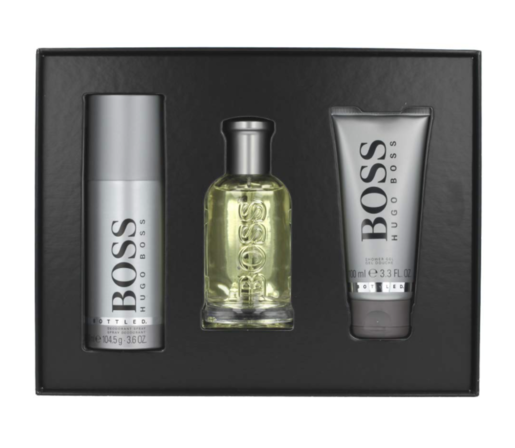 Hugo Boss Bottled 3 Piece EDT 100 ml Shower Gel 100 ml Deodorant Spray 150 ml, muški poklon set