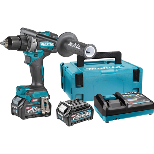Makita akumulatorska bušilica-odvijač XGT DF001GD201 (40Vmax, Li-ion, 2x2.5Ah) brushless motor