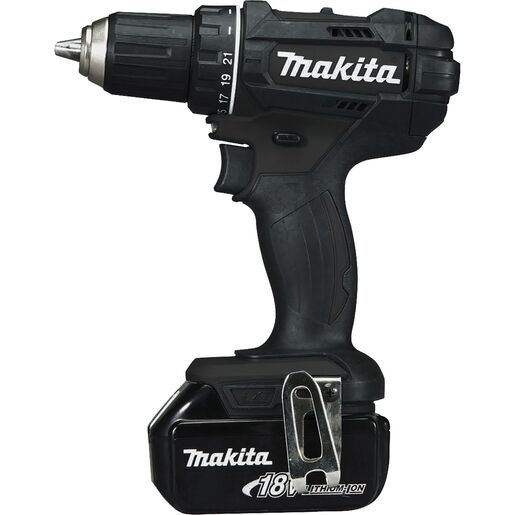 Makita akumulatorska bušilica-izvijač DDF482RFE3B (18V,3.0Ah,Li-ion), 2 baterije, kofer, punjač -Black Edition