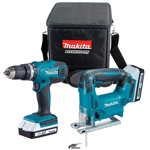 Makita akumulatorski set DK18113X1 (JV183D+HP457D) (18V,Li-ion,2x1.5Ah)