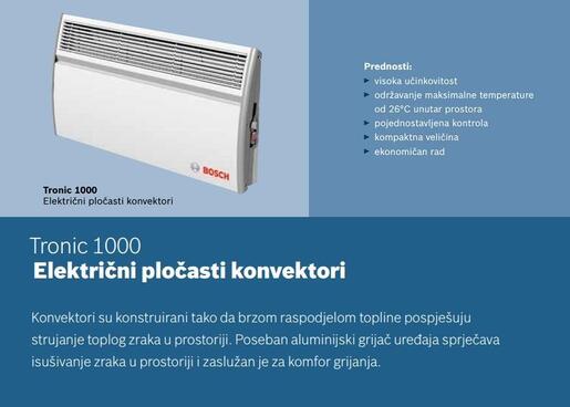 BOSCH Konvektor EC 1500-1 WI