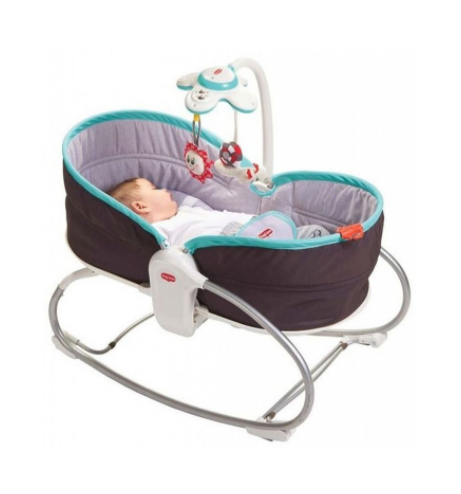 TINY LOVE  Ležaljka sa vibracijom sivo/tirkizna 477573