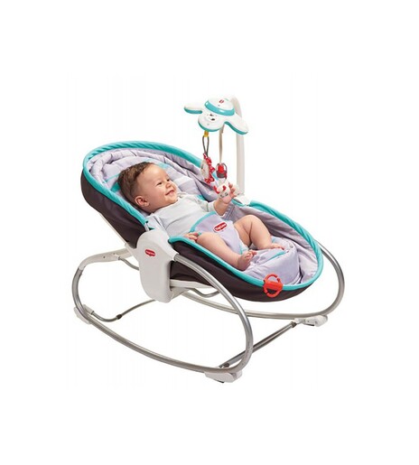 TINY LOVE  Ležaljka sa vibracijom sivo/tirkizna 477573