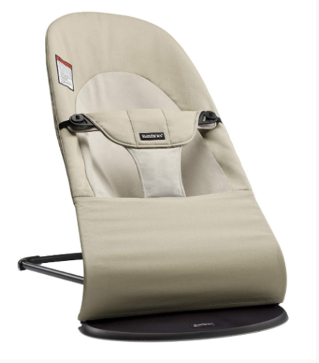 BABY BJORN Bouncer soft Jersey bež/siva